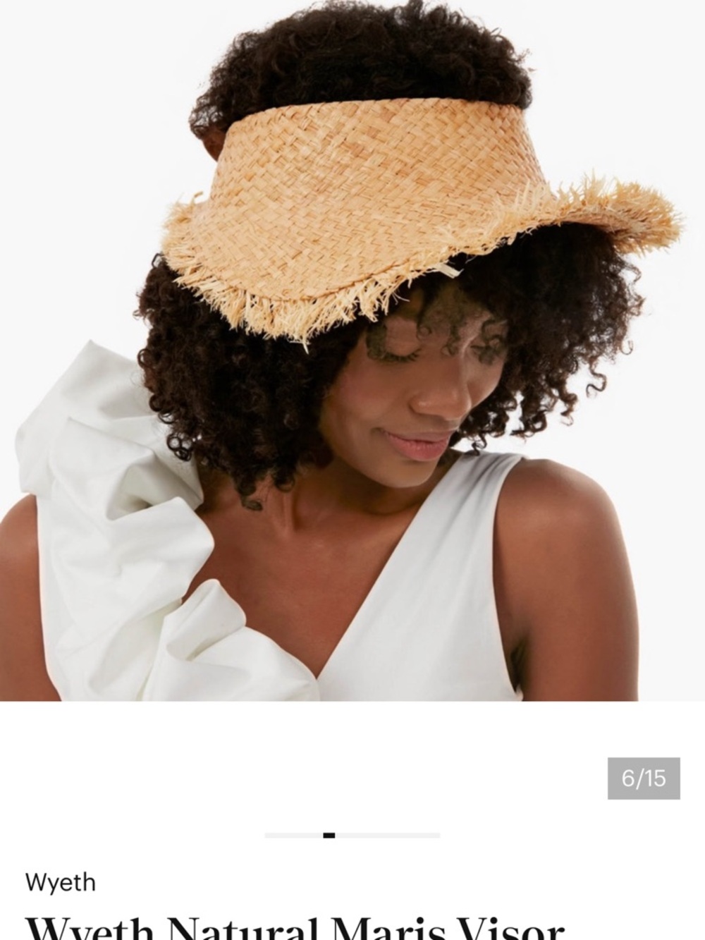 Wyeth straw visor